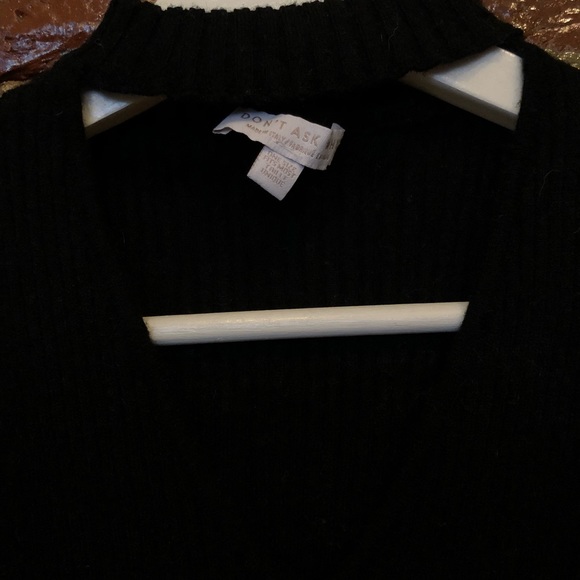 DONT ASK WHY NYC choker sweater tank NEVER WORN - Picture 2 of 3